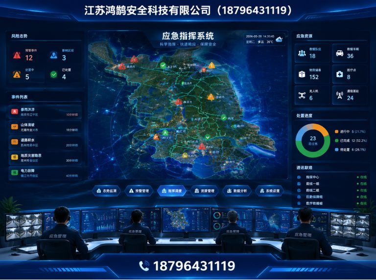 阜新应急指挥系统展示图